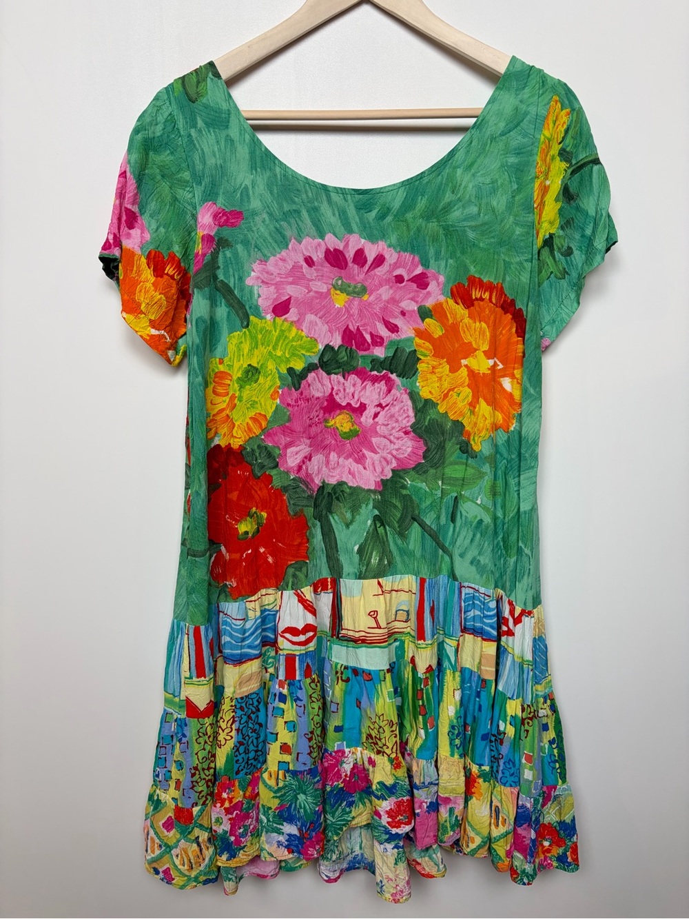 Jams World Vintage Hattie Posies Dress Size Large